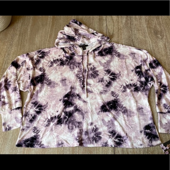 Midnight Bakery 2-Piece Pajama Set in Tie Dye Purple Size L - Picture 7 of 8